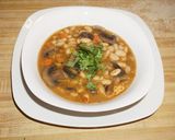 Foto del paso 3 de la receta: Sopa de porotos blancos con champiñones. Jon style