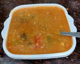 A picture of step 3 of Sambhar.