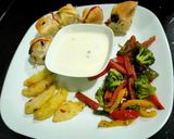 चीज़ फ़ॉन्ड्यू (cheese fondue recipe in Hindi) रेसिपी चरण 5 फोटो