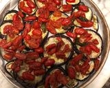 A picture of step 5 of Eggplant Margherita Pizza.