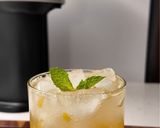 A picture of step 3 of Mango Calamansi Mojito Mocktail.