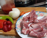 Foto del paso 1 de la receta: Costillas de cerdo con tomate, sanas y saludables