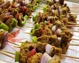 A picture of step 4 of Beef kebab.
