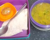 A picture of step 3 of Chilkewali moong dal curry.