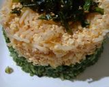 A picture of step 4 of Crackling Spinach.