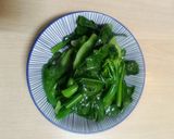 橄欖油蒜蓉芥蘭的食譜步驟3照片
