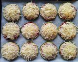 Mini cukkini pizzák recept fázis 2 fotója
