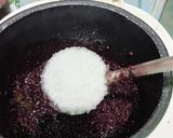 Foto langkah ke 3 dari resep Bubur Ketan Hitam Rice Cooker.