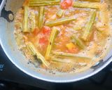 A picture of step 2 of Drumsticks Pumpkin cabbage Curry.