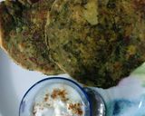 A picture of step 7 of Bathua aloo paratha.
