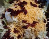 A picture of step 1 of Saturday Salad.