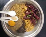 A picture of step 3 of Rasam powder.