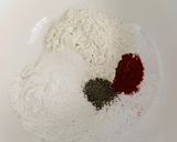 A picture of step 1 of Paneer Manchurian.