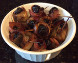 A picture of step 4 of Bittersweet Bacon and Prune Snacks.