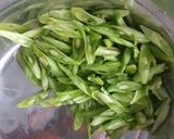 Foto langkah ke 1 dari resep Buncis Telur Orak Arik.