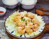 Foto langkah ke 4 dari resep Udang Saus Mayonaise.