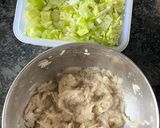 A picture of step 1 of Potato Fritter Sandwich🥪🥪.