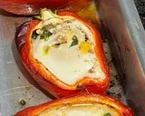 Foto del paso 6 de la receta: Morrones rellenos con huevo