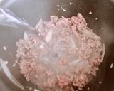 Hình bước làm 1 của món Canh Kim Chi Bò Bằm Siêu Cay
