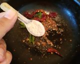A picture of step 3 of Karamani/ Black eyed peas Sundal.