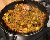 Une image de l'étape 5 de Courgette xxl farcie aux légumes,pancetta et beaufort.