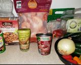 A picture of step 1 of Spicy Shrimp Jambalaya.