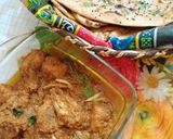 A picture of step 7 of Wheat flour naan with deggi korma.