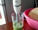 Hình bước làm 2 của món Sinh tố cải bó xôi - Spinach smoothie