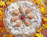 A picture of step 6 of Healthy Chia Seeds, Almonds, banana and Oats Pudding : 10 minutes Power breakfast on the go.