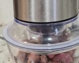 Foto del paso 2 de la receta: Albóndigas de carrillera ibérica en salsa de queso, berenjena y calabacín