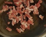 蛋黃醬煙燻豬肉義大利麵的食譜步驟4照片