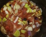 A picture of step 2 of My Creamy Leek & Tomato Soup. 💖.