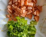 A picture of step 2 of Drumstick vegetable soup.