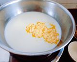 A picture of step 2 of New instant custard Malai cake for Holi festival.