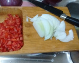 Foto del paso 3 de la receta: Pollo a la mexicana sin chile 🎉