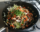 A picture of step 4 of Shepherd's Pie (Vegetarian/Vegan /Low Carb).