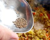 A picture of step 7 of Vegetable proso Millet one pot meal.