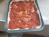 Pizza de res enlatada