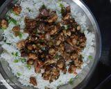 A picture of step 7 of Chicken fried rice.