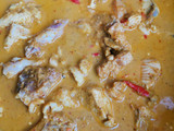 แกงเขียวหวานไก่ใส่ฟัก