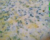 A picture of step 5 of Palak kadhi.