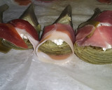 Foto del paso 4 de la receta: Alcachofas con queso de cabra y jamón