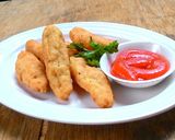 Foto langkah ke 4 dari resep Otak-otak goreng ayam wortel.