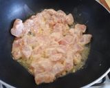 A picture of step 2 of Stir fried chicken breast with guacamole.