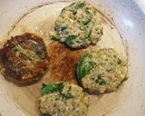 A picture of step 3 of Mung Bean Sprout Veggie Patties.