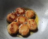 A picture of step 4 of Chena and Raw Banana Kofta curry.