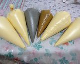Foto langkah ke 4 dari resep Leopard cheese cake.