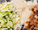 金針菇黑木耳櫛瓜炒蛋飲控料理的食譜步驟1照片