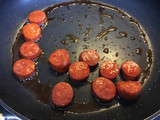Butternut squash & chorizo canape