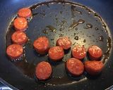 A picture of step 3 of Butternut squash & chorizo canape.